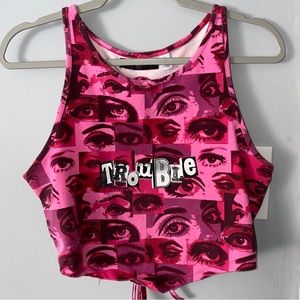 UO Mean Girls Trouble Crop Top